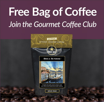 free bag of coffee when joining our coffee club